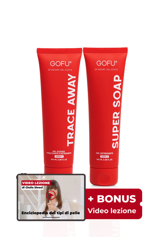 Doppia Detersione + BONUS Enciclopedia dei tipi di pelle