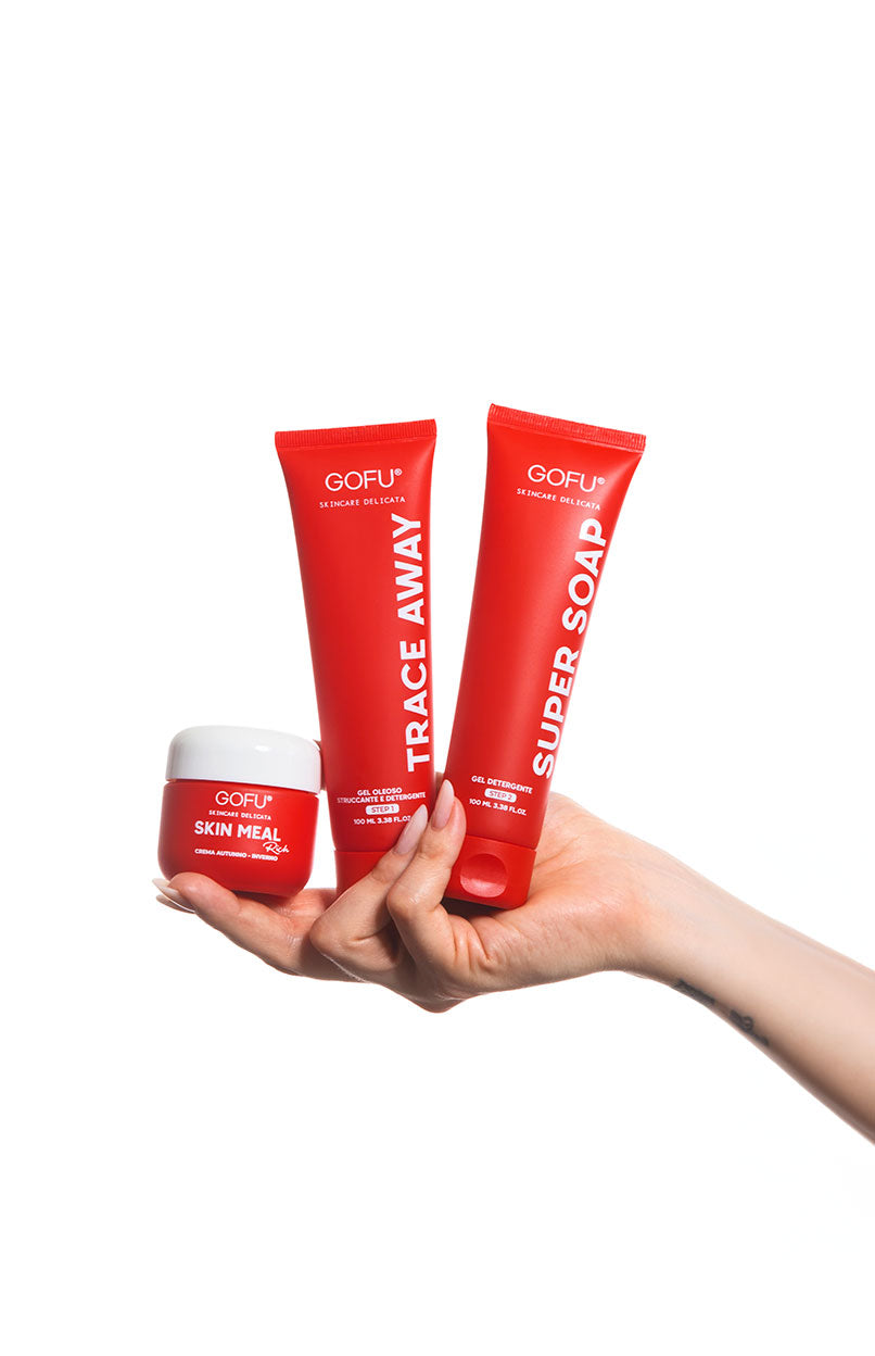KIT DOPPIA DETERSIONE DELICATA + MINI SKIN MEAL RICH