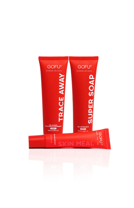 Doppia detersione coreana skin pelle giulia sinesi crema idratante skincare trace away super soap skin meal skincare routine
